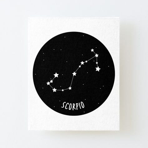 Scorpio Canvas Painting, Galactic Art, Constellation Scorpio, Scorpio Constellation, Cd Art, Constellations, Gift Shop, Zodiac Signs, Room Ideas