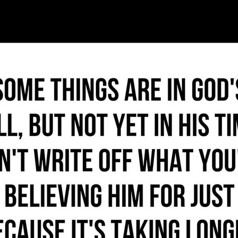 Unashamed with Lee Anderson on Instagram: "🚨‼️ READ CAPTION ‼️🚨 

In the journey of faith, it is important to remember that some things are in God’s will but not yet in His time. It can be challenging when we are believing for something and it takes longer than expected. However, I want to encourage you today not to write off what you’re believing God for just because it’s taking time.

God’s timing is perfect, and He knows what is best for us. Sometimes, He allows delays and seasons of waiting to shape our character, strengthen our faith, and prepare us for the blessings He has in store. It may seem like a detour, but it is actually a part of the beautiful plan He has for you.

During moments of waiting, it is important to hold onto hope, trust in God’s faithfulness, and continue to pra In His Time, Perfect Timing, Trust God, Encouragement, Take That, Writing, In This Moment, Reading, How To Plan