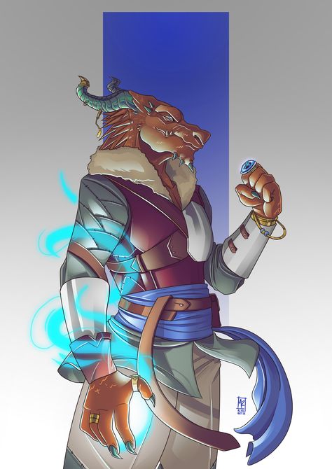 Dragonborn Warlock! This is Andar Torden, my OC Genie Patron Warlock from a home game. Magnificently brought to life by the talented @a2alielart, check out their insta and twitter page for some amazing artwork. Wizard Dragonborn, Blue Dragonborn Rogue, Sci Fi Dragonborn, Dragonborn Warlock Dnd, Genie Warlock, Metallic Dragonborn Dnd, Character Artwork, Dnd Inspiration, Pathfinder Character