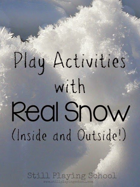 Real Snow Activities For Preschool, Snow Science, School Activities For Kids, Snow Inside, Snow Crafts, Ice Play, Snow Play, Snow Theme, Snow Activities