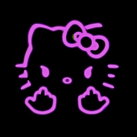 Neon Hello Kitty, Goth Hello Kitty, Pink Y2k Wallpaper, Y2k Wallpaper Iphone, Kitty Pictures, Y2k Wallpaper, Wallpaper Y2k, All I Ever Wanted, Hello Kitty Pictures