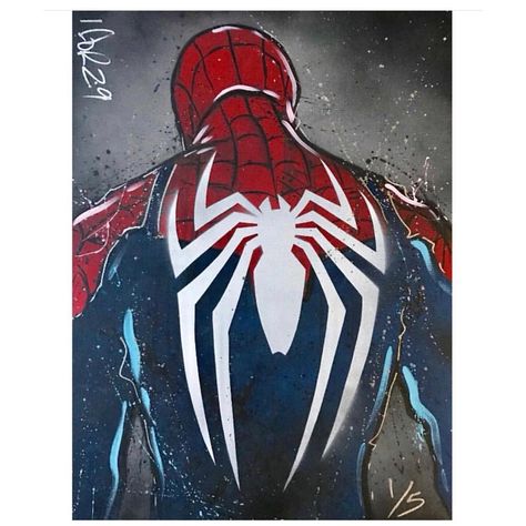 TC on Instagram: “You’re missing out if you aren’t following @officialnehs! Y’all know I’m a huge fan of canvas art 🔥 just check out some of his pieces! That…” Spider Verse Painting, Spiderman Spider Verse, Spiderman Canvas Painting, Spiderman Painting, Spider Man Ps4, Spiderman Spider, Spiderman Pictures, Man Games, Spider Verse