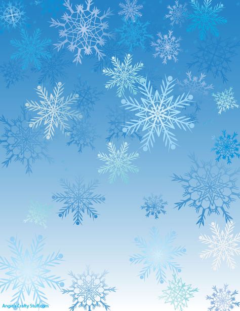 Snowflake Stationary Printable Free, Free Blue Printables, Snowflake Images Free Printable, Stationary Printable Free, Solar System Pictures, Sun Solar System, Paper Snowflake Template, Snowflake Pictures, Blue Scrapbook