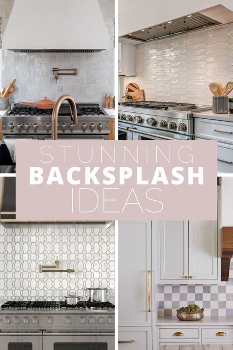 Splashback Kitchen Ideas, Modern Farmhouse Kitchen Backsplash, Country Kitchen Backsplash, Creative Kitchen Backsplash, Contemporary Kitchen Backsplash, Kitchen Backsplash Tile Designs, Backsplash With White Cabinets, Kitchen Backsplash Trends, Kitchen Splashback Tiles