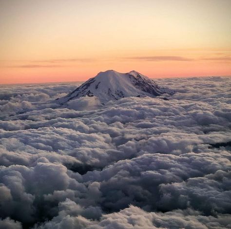 Mountain Above Clouds, Mountain Sky Aesthetic, Mountains From Above, Above Clouds Aesthetic, Mountains With Clouds, Above The Clouds Aesthetic, Clouds From Above, View From Plane, Cloudy Mountains