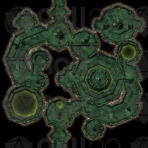 Illithid Lair Mind Flayer Battlemap, Pathfinder Maps, Map Ideas, Dnd World Map, Dungeon Tiles, Mind Flayer, Battle Map, Tabletop Rpg Maps, Dnd 5e Homebrew