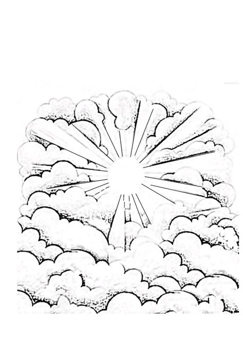 Filler Tattoo Ideas Gap Men Clouds, Sun Shining Through Clouds Tattoo, Sun And Cloud Tattoo, Cloud Tattoo Filler, Cloud Tattoo Sleeve Backgrounds, Cloud Background Tattoo, Cloud Tattoo Stencil, Clouds Tattoo Stencil, Cloud Filler Tattoo Backgrounds