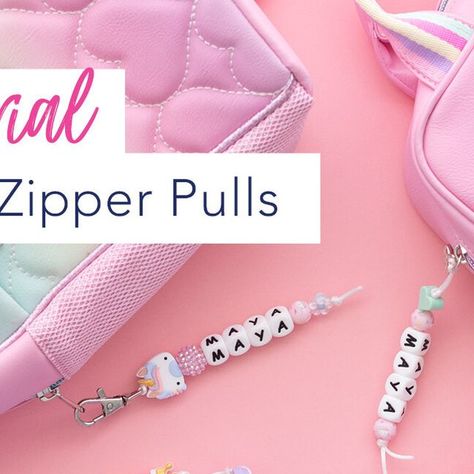 Silicone DIY Craft Supply on Instagram: "NEW Tutorial: DIY Zipper Pulls!! We have a LOT of new faces around here (hi there and welcome!!), so we're going back to the basics! Start your bead crafting journey with the easiest DIY there is: Zipper Pulls! Zipper pulls can be added to your backpack 🎒, purse 👜, kids coats 🧥 and so much more! Head to the link in our bio ☝🏻 and tap into to the ""Tutorials"" tab to check it out now! We're breaking down two ways to make them, and hope you find this us Zipper Pulls Ideas, Diy Zipper Pulls, Zipper Pulls Diy, Adult Jewelry, Diy Backpack, Backpack Charm, Christmas Shop, Kids Coats, Tutorial Diy