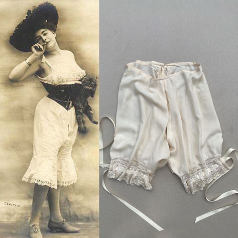 Womens Bloomers, French Lingerie, Victorian Lace, Silk Lingerie, Ivory Silk, Handmade Lace, Pretty Outfits, Lace Trim, Split