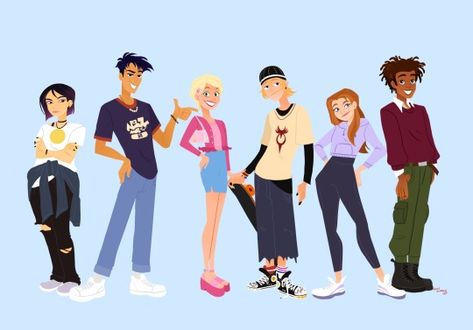 6teen Fanart, Lineless Art, Quick Natural Hair Styles, Meaningful Art, Comic Style, Total Drama Island, Grunge Girl, Cartoon Character Design, Disney And Dreamworks