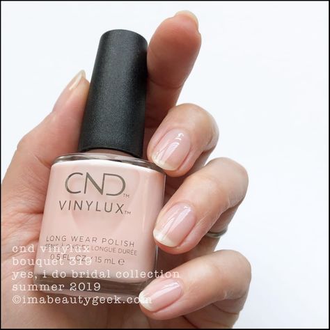 Cnd Nail Colors, Cnd Nails, Cnd Vinylux, Sheer Shades, Pinch Pots, Nail Bar, Happy Wedding, Beauty Inspiration, Bridal Collection