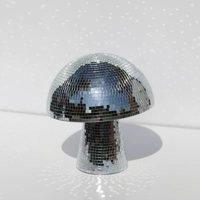 Sofiest Designs Mushroom Disco Ball, Disco Mushroom, Groovy Room, La Apartment, Preppy Bedroom Decor, Preppy Bedroom, Disco Balls, The Mushroom, Glass Tiles