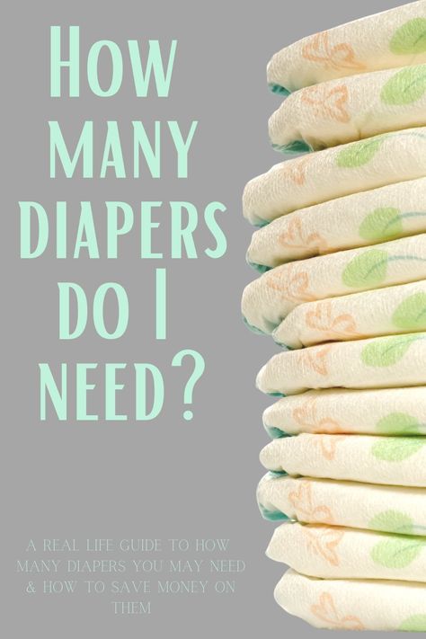 How many Diapers Do I need? An easy guide to stockpiling diapers. How Many Diapers Do I Need In Each Size, How Many Diapers To Buy In Each Size, How Much Diapers Do You Need, Diaper Chart, 5 Month Baby, Newborn Needs, Prepare For Labor, Do Baby, Preparing For Baby