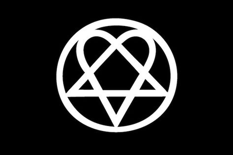 Him Heartagram, Zombie Logo, Bam Margera, Goth Bands, Band Patches, Band Stickers, Sketch Tattoo Design, Ville Valo, Custom Vinyl Decal