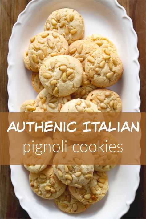 Pinole Cookies, Italian Christmas Cookie Recipes, Pignoli Cookies, Italian Christmas Cookies, Italian Cookie Recipes, Italian Pastries, Sicilian Recipes, Italian Cookies, Italian Desserts