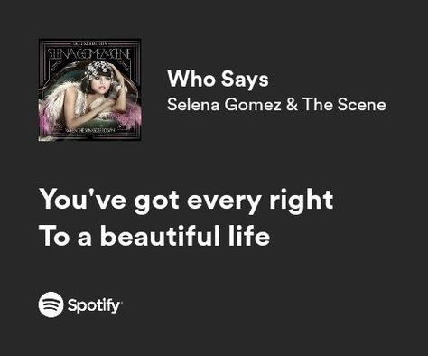 Selena Gomez Who Says Lyrics, Selena Gomez Spotify Lyrics, Who Says Selena Gomez Lyrics, Who Says Lyrics, Who Says Selena Gomez, Selena Gomez Who Says, Friendship Lyrics, Selena Gomez Songs Lyrics, Selena Gomez Lyrics