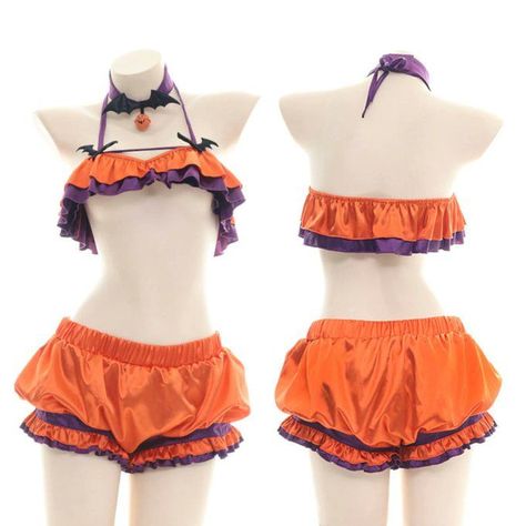 Bloomers Shorts, Cute Lingerie, Baby Bloomers, Lingerie Outfits, Grunge Style, Kawaii Clothes, Cosplay Outfits, Costume Halloween, Drop Shipping