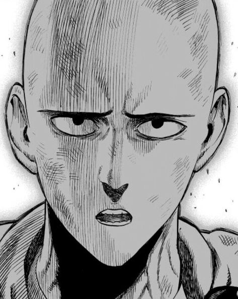 Cross Shading, Cross Hatching Drawing, Hatching Drawing, Fun Sketches, Caped Baldy, Yusuke Murata, Saitama One Punch, Saitama One Punch Man, One Punch Man Manga