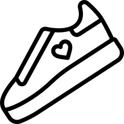 Shoe Line Art, Shoes Outline Drawing, Sneaker Outline, Sneaker Coloring Pages Free Printable, Shoe Vector Illustration, Minimalist Kids, Animated Icons, All Icon, Icon Font