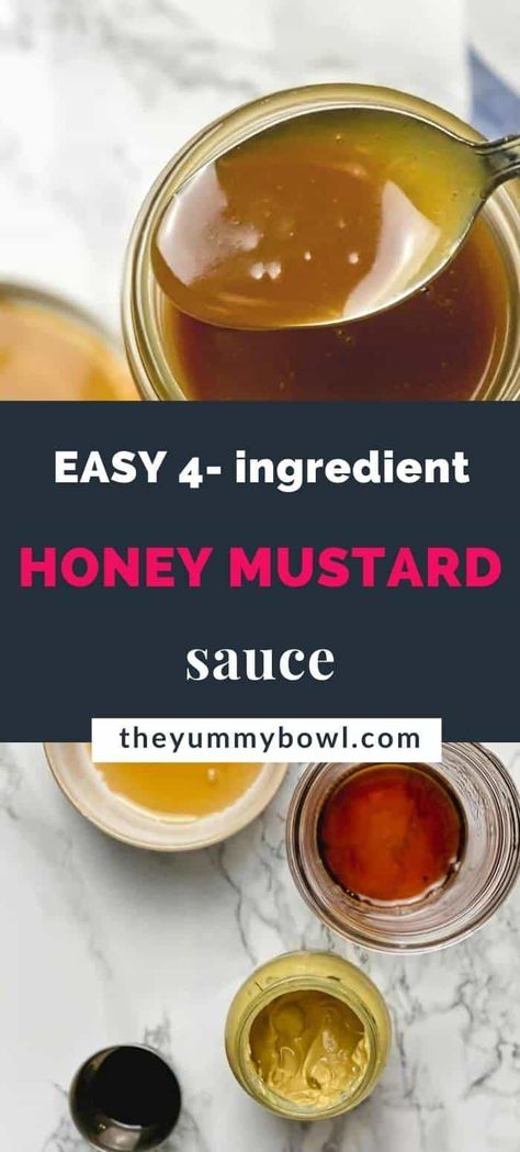 This easy honey mustard soy sauce is tangy sweet and creamy – perfect for fish, roasted chicken, roasted veggies, chicken wings, wraps, sandwiches, salads and so much more. Easy Honey Mustard, Baked Trout, Yummy Bowl, Honey Mustard Glaze, Chicken Roasted, Healthy Brunch Recipes, Sesame Sauce, Honey Sauce, Honey Mustard Sauce