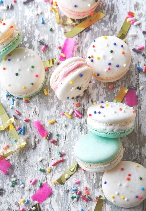 Cake Batter Macarons