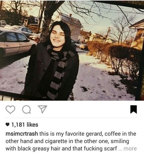 Gerard Way, The Snow, A Woman, Cars, Twitter