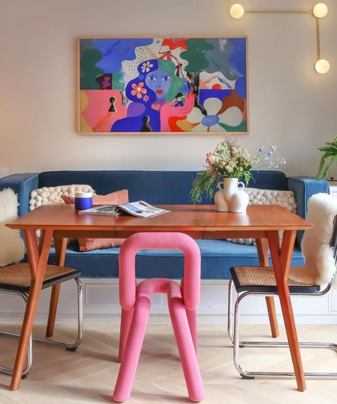 Inside Rina Sawayama's pink London apartment | Livingetc Rina Sawayama, Design Hall, Home Paint Color, Maximalist Interior, Statement Furniture, Colourful Living Room, London Apartment, Eclectic Interior, A Living Room