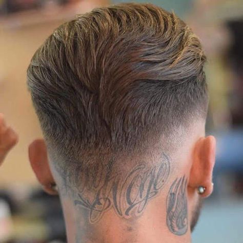 Goodfellas Tattoo, Low Skin Fade, Gents Hair Style, Skin Fade, Mens Hairstyles Thick Hair, Cool Mens Haircuts, Faded Hair, Men Haircut Styles, Cool Hairstyles For Men