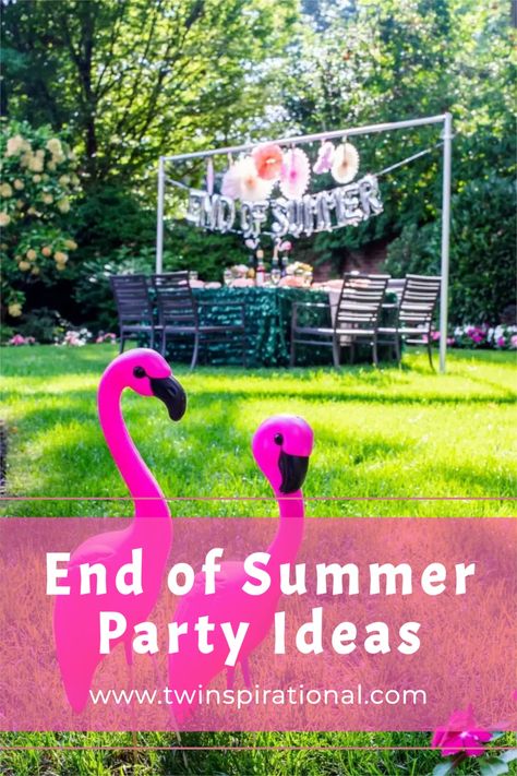 End Of Summer Party Decorations, End Of Summer Party Themes, Goodbye Summer Party, End Of Summer Party Ideas, End Of Summer Bash, Back To School Party Ideas, End Of Summer Party, Girls Just Wanna Have Sun, School Party Ideas