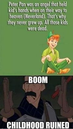 4122cb13c7a474c1976c9706ae36521d Childhood Ruined, Right In The Childhood, Disney Theory, Funny Disney Memes, Funny Disney, Disney Facts, Disney Jokes, Quotes Disney, 웃긴 사진