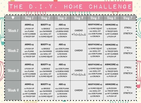 http://fitgirlsguide.com Fit Girls Guide DIY Home Challenge. I cannot wait to start this! Fit Girls Guide Recipes, Healthy Eating Challenge, Hair Growth Challenge, Fit Girls Guide, 28 Day Challenge, Exercise Plan, Fit Girl Motivation, Challenge Week, Diet Vegetarian