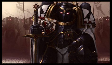 Rare and cool Templar art - Page 8 - + BLACK TEMPLARS + - The Bolter and Chainsword - Page 8 Space Marine Art, Night Lords, Warhammer 40k Art, Warhammer 30k, Warhammer Art, Warhammer 40k Artwork, Warhammer 40k Miniatures, Artwork Images, Warhammer Fantasy