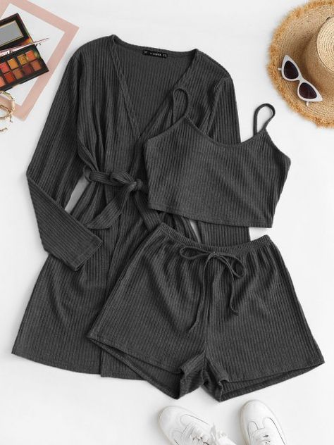 Sleeping Robe, Birthday Plans, Pajama Fashion, Crop Cami Top, Tie Dye Fashion, Sleepwear Fashion, Cute Sleepwear, Cute Pajama Sets, Matching Swimwear