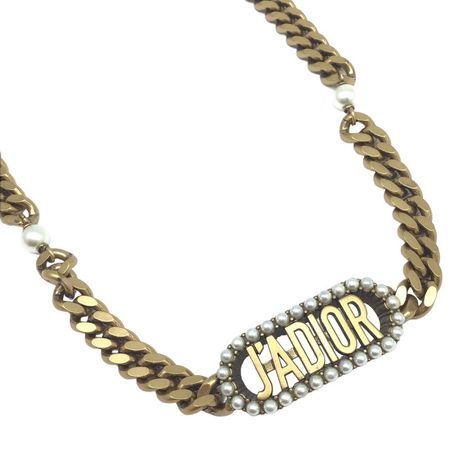 Christian Dior Dior J'adior Chain Link Choker Necklace Neck Gold Gp Plated Collar Women's General Brand : Christian Dior Design Necklace Type : Choker Gender : Women Material : Gold Plating Color : Gold Size Neck Circumference : 32 Cm - 36.5 Cm / 12.59'' - 14.37'' Included Items Accessories : Dust Bag Accessories Notice : Before Purchasing, Please Refer To The Images Of The Accessories Included With The Item. Condition Condition : Opened (Never Used) Ranking : Rank Ns Never Used / Display Item Seller Ranking : Rank N Overall Scratches : Insignificant Overall Dirt : Insignificant Overall Traces Of Use : Insignificant Condition Notice : Dior Jewelry, Denim Skirt Women, Gold Plating, Chain Link, Costume Jewelry, Christian Dior, Luxury Branding, Choker, Choker Necklace