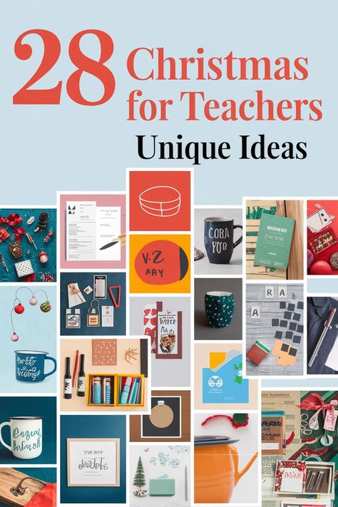 28 Easy DIY Christmas Gifts for Teachers Diy Christmas Gifts For Teachers, Christmas Gifts For Teachers, Budget Christmas Gifts, Easy Diy Ideas, Easy Diy Christmas Gifts, Holiday Crafts For Kids, Christmas On A Budget, Show Appreciation, Teacher Christmas Gifts