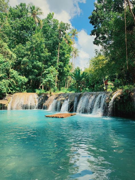 Cambugahay Falls, Siquijor, Philippines Siquijor Aesthetic, Cambugahay Falls, Siquijor Philippines, Philippines Photography, 2024 Board, Wild Swimming, Tropical Holiday, Pacific Islands, Aesthetic Shop