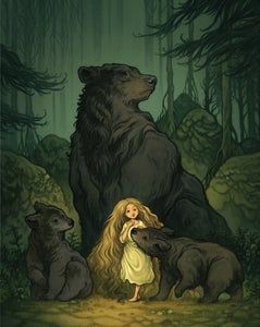 Arte Doodle, Fotografi Vintage, Is A Girl, Arte Inspo, Fairytale Art, Bear Art, High Fantasy, Arte Fantasy, Art And Illustration