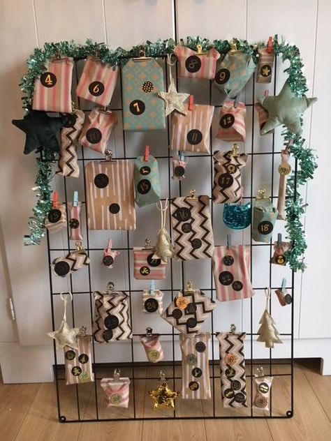 Advent Calender Ideas Diy, Advent Calender Gifts, Advent Calenders Diy, Advent Kalender Diy, Calender Diy, Advent Diy, Homemade Advent Calendars, Christmas Advent Calendar Diy, Printable Advent Calendar