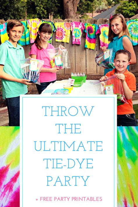 Tie Dye Birthday Party Decorations, Tie Dye Party Ideas Birthdays, Tie Dye Party Ideas, Tie Dye Party Decorations, Tie Dye Birthday Party Ideas, Birthday Cake Diy, Tie Dye Birthday Party, Three Birthday, Colour Party