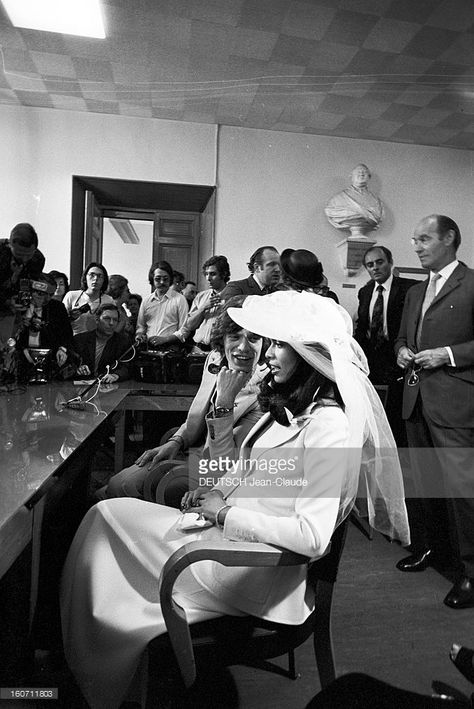 Getty Images Bianca Jagger, Nobel Peace Prize, Jim Morrison, Mick Jagger, Fashion Icon, Saint Tropez, Vintage Movies, Still Image, Rolling Stones