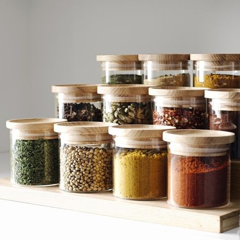 cabin | Williams Sonoma William Sonoma Recipes, Spice Rack Storage, Spice Storage, Peppermint Bark, Spice Jar, Spice Organization, Cooking Inspiration, Bottles And Jars, Spice Jars