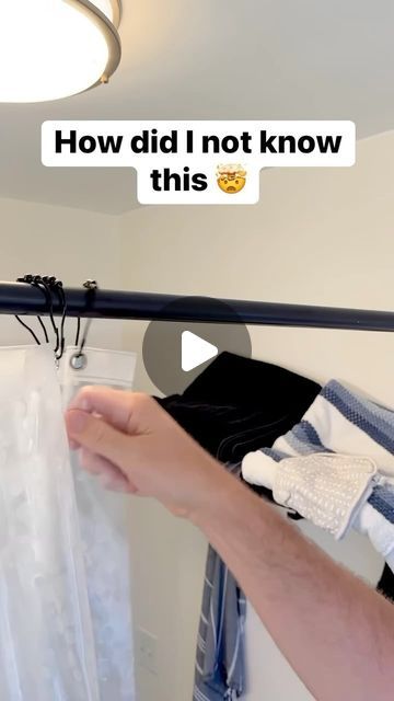 Liz & Jeff on Instagram: "Use parchment paper on shower rod for an easier glide #shower #bathroom #tub #tips" 2 Shower Curtains Ideas, 2 Shower Curtains, Shower Bathroom, Bathroom Tub, Shower Rod, Parchment Paper, Walk In Shower, Walk In, Shower Curtain