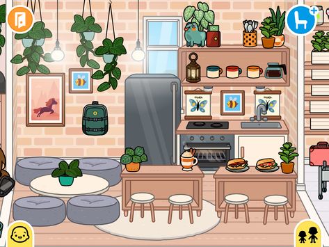 Kitchen Ideas Old House, Toca Boca Hair Salon, Toca Life World Aesthetic Pfp, Free House Design, Adorable Homes Game, Create Your Own World, Paper Doll House, Room Ideas Aesthetic, Cute Room Ideas