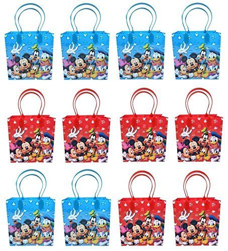 PRICES MAY VARY. Disney Mickey and Minnie Mouse Goodie Bags This listing is for 6 Mickey and 6 Minnie goodie bags APPROX. 6.5" X 6.5" X 3 " Made of high Quality and Durable Plastic Licensed Proudct Disney Theme Party Boys, Mickey And Minnie Birthday Party Games, Minnie Mouse Fruit Tray Mickey Party, Boy Disney Theme Party, Disney Party Kids, Mickey Mouse Candy Table 1st Birthdays, Minnie Mouse Candy Table Red, Mickey Sweets Table, Disney World Themed Birthday Party For Kids