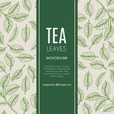 Tea Leaves Illustration, Tea Tag, Tea Labels, Product Packing, Web Design Examples, Tea Packaging Design, Leaves Background, Leaves Illustration, Online Logo Design