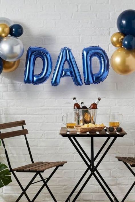 From puzzles to beer gifts, there's something for every Dad in our Father's Day collection! Gold And Silver Balloons, Balloon Bundle, Balloon Letters, Silver Balloons, Decoration Backdrop, Silver Balloon, Large Balloons, Balloon Banner, Surprise Party