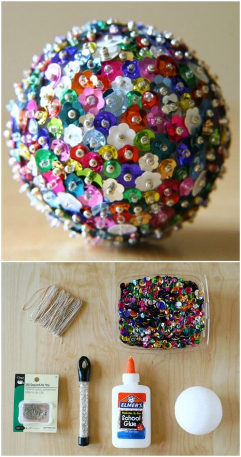 Sequin Sparkles Ornaments Store Christmas Decorations, Dollar Store Christmas Decorations, Dollar Store Christmas Crafts, Sequin Ornaments, Dollar Store Diy Organization, Sequin Crafts, Dollar Store Christmas, Christmas Themes Decorations, Christmas Decorations Diy Outdoor