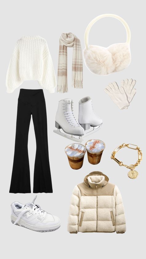 Outfit Ideas Ice Skating, Ice Skating Outfit Aesthetic, Ice Skating Outfit Casual, Productive Woman, Outfit Ideas Basic, Aesthetic Back To School, Dior Lip Oil, Christmas Outfit Inspiration, Christian Dior Perfume