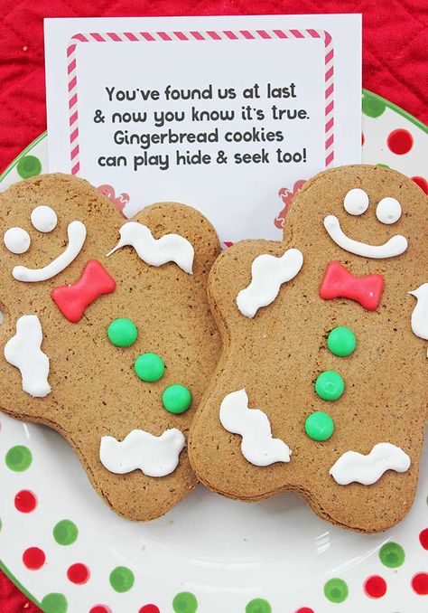 Free Printable Gingerbread Man Scavenger Hunt that your kids will love! Gingerbread Man Hunt At School, Gingerbread Man Scavenger Hunt, Gingerbreadman Ideas, Explaining Santa, Free Printable Gingerbread Man, Gingerbread Man Unit, Hunting Crafts, Kids Preschool Learning, Gingerbread Man Activities