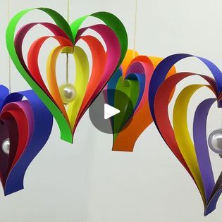 495K views · 16K reactions | Valentine's Day Special 3d heart | Heart Making Easy Tutorial | DIY Paper Crafts | 3d Paper Heart Making Easy Tutorial For Valentine's Day Special Decoration ideas. #heart #decoration | By Origami Art & Crafts | Facebook Paper Crafts 3d, 3d Origami Heart, Origami Heart, 3d Heart, 3d Origami, Valentine Day Special, Paper Heart, Origami Art, Tutorial Diy